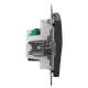 Двойная компьютерная розетка Schneider Electric Sedna Design & Elements RJ45 кат. 5е UTP черная SDD114452