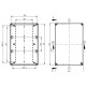 Накладная разветвительная коробка Spelsberg AKL 3-th (sp74690301) IP65