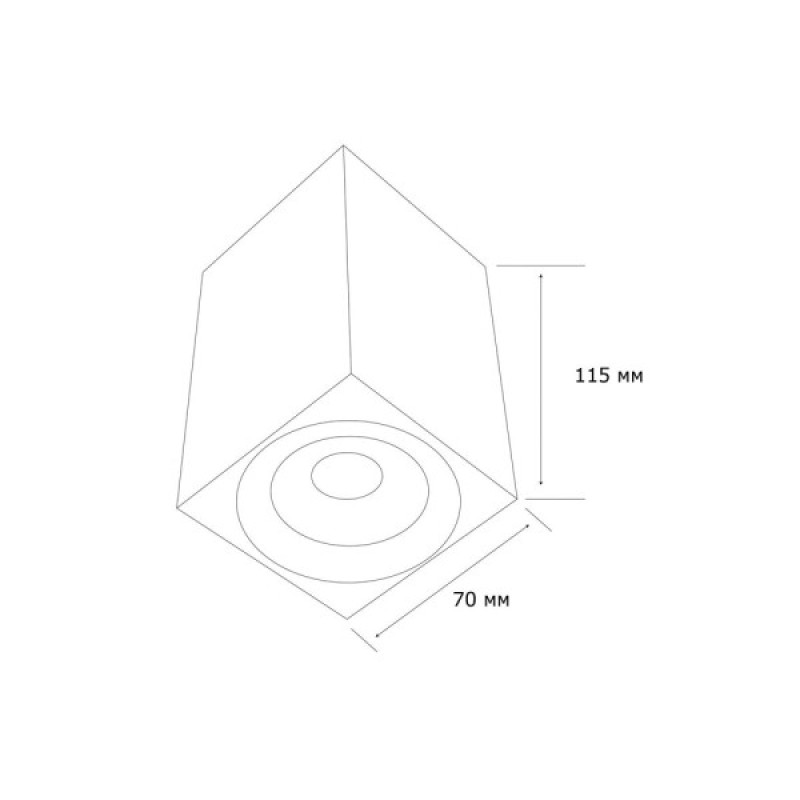 Точковий світильник MJ-Light MJ00366 TS5091 GU5.3 1x10W IP20 білий