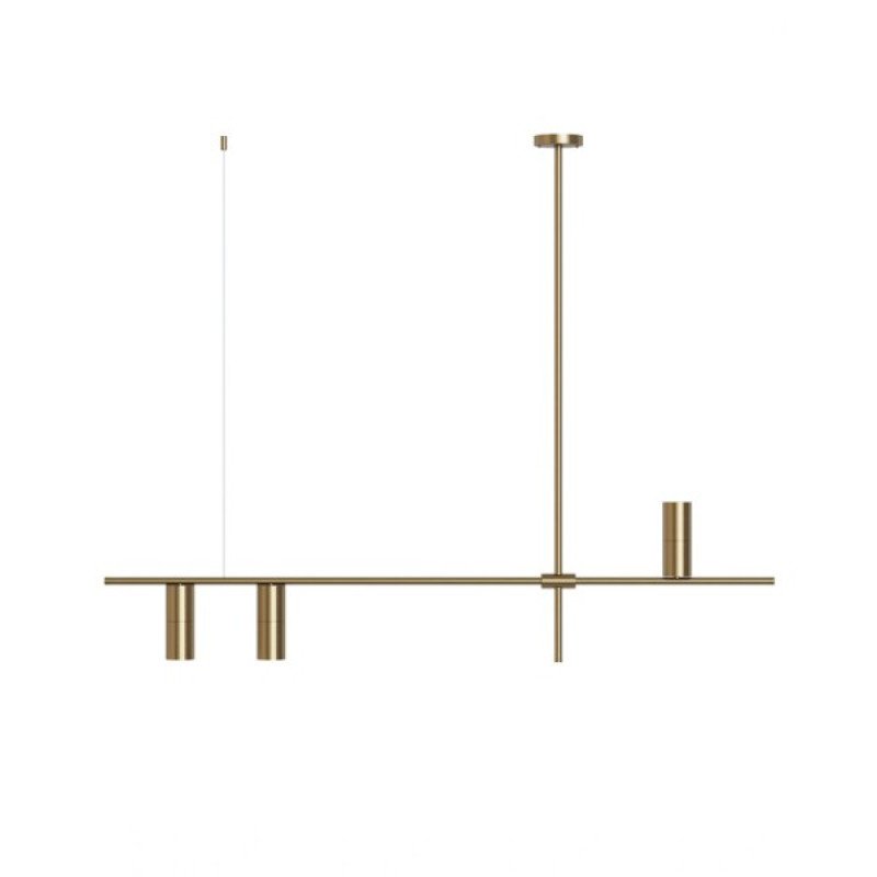 Люстра Pikart 24253-7 Constructio GU10 3x60W IP20 латунная