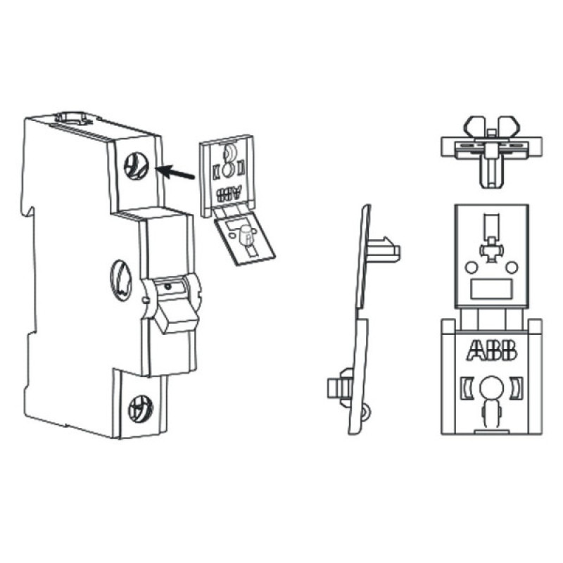 Автоматический выключатель ABB BASIC M 1Р 50А 4,5kA