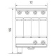 Ограничитель перенапряжения ETI 002440550 ETITEC SM T12 300/12.5 (3+1 4p TT TN-S)