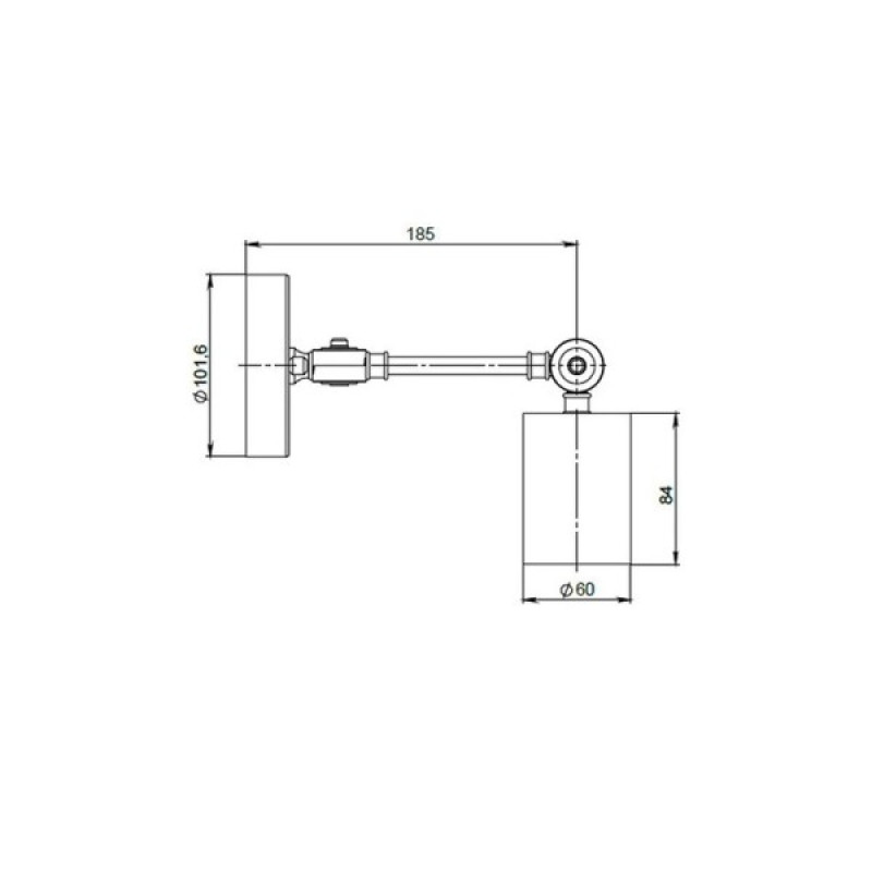 Бра, настенный светильник Pikart 26252-2 Simple GU10 1x60W IP20