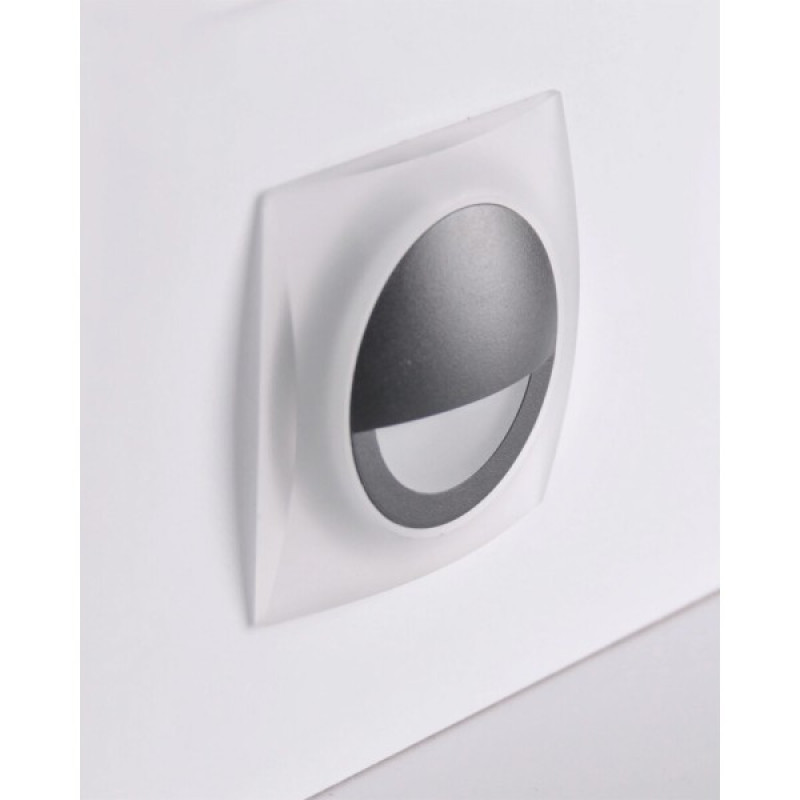 Светильник для подсветки лестницы/коридора Goldlux 313713 Q5 Led 1x3W 4000K 40Lm IP44 GR