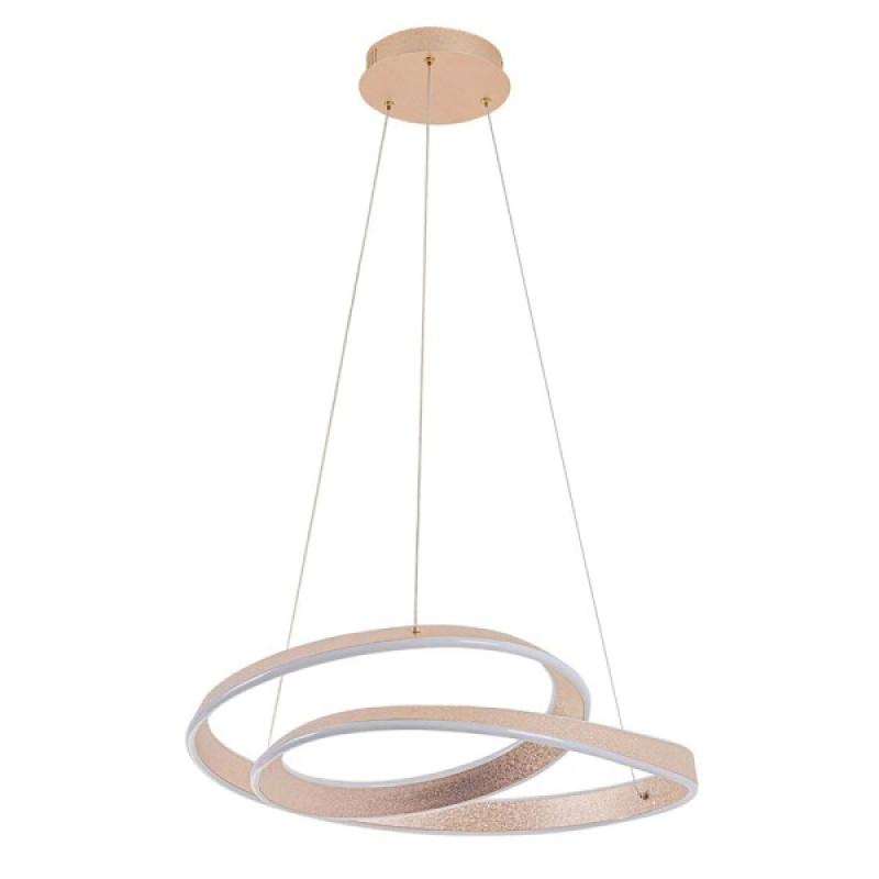 Підвісний світильник, люстра Goldlux 338044 Glow LED 1x75W 4000K 10500Lm IP20 золотий