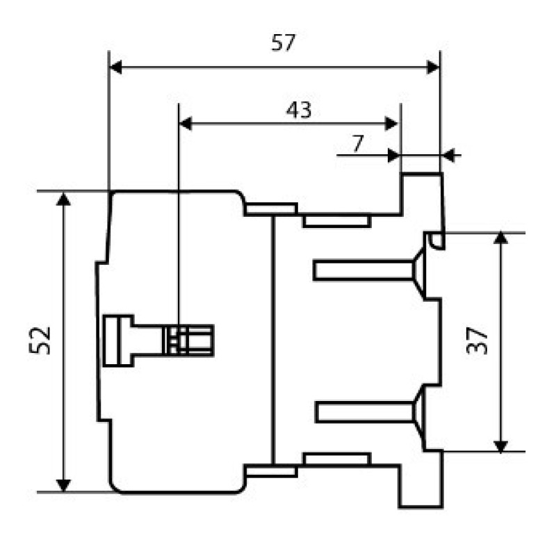 Мініконтактор Аско-Укрем ПМ 0-12-10 C7 36В LC1-K1210 (A0040010141)