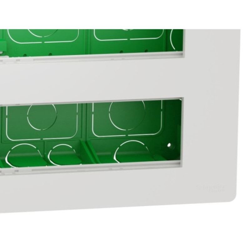 Антибактериальная установочная коробка Schneider Electric NU171020 Unica System+ 2х5