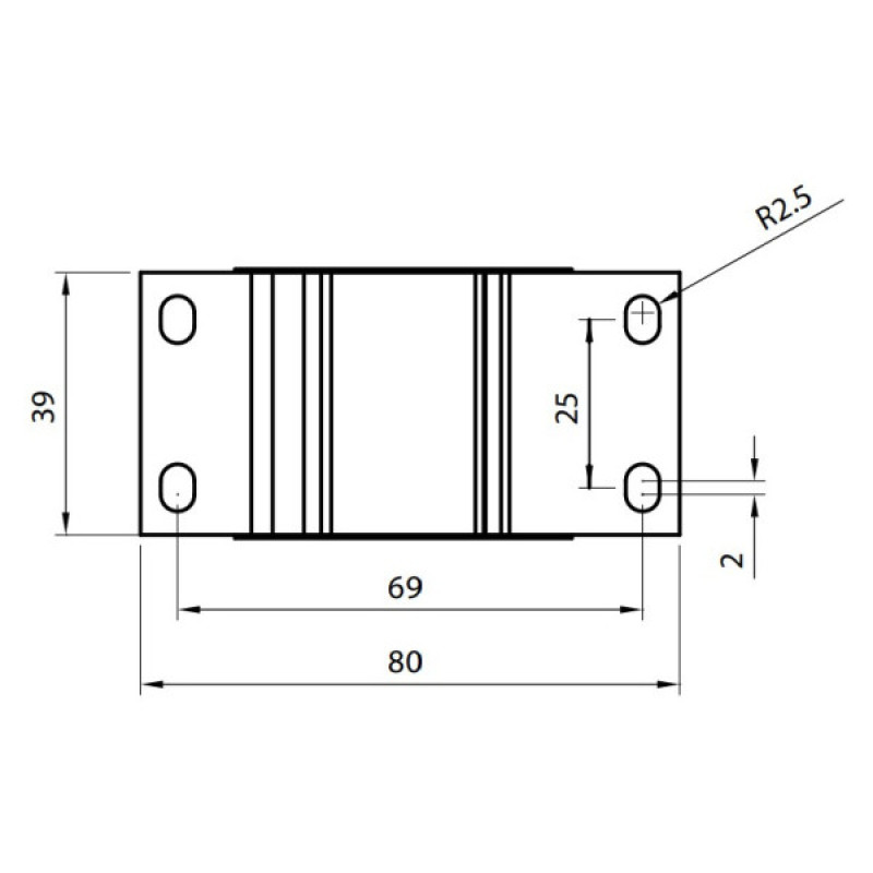 Распределительный блок ETI 001102411 EDBM-1/PE (160А 1x4-50; 3x2.5-25; 4x2.5-16)