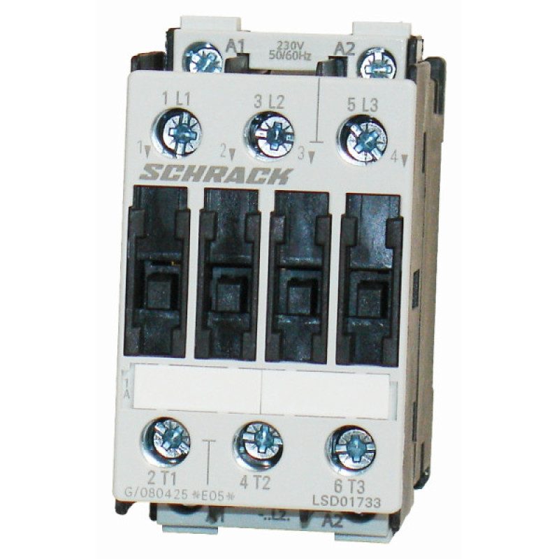 Контактор Schrack LSD01733 230В AC 7,5кВт 17А 3P размер 0