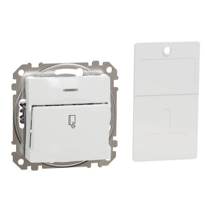 Картковий вимикач Schneider Electric Sedna Design & Elements білий SDD111121