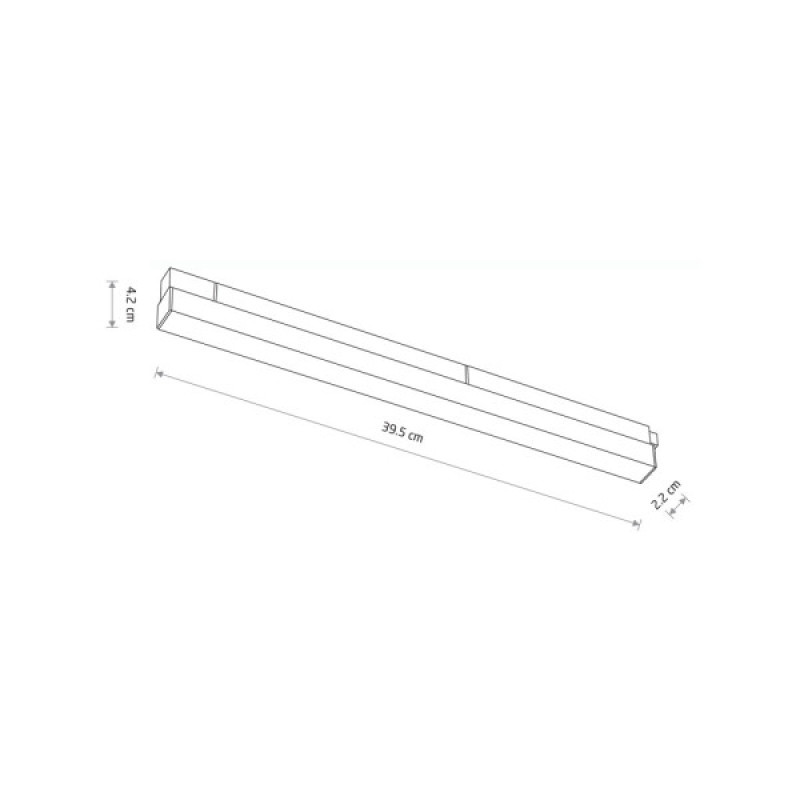 Магнітний трековий світильник Nowodvorski 11637 LVM Line LED 1x15W 4000K 770Lm IP20 білий