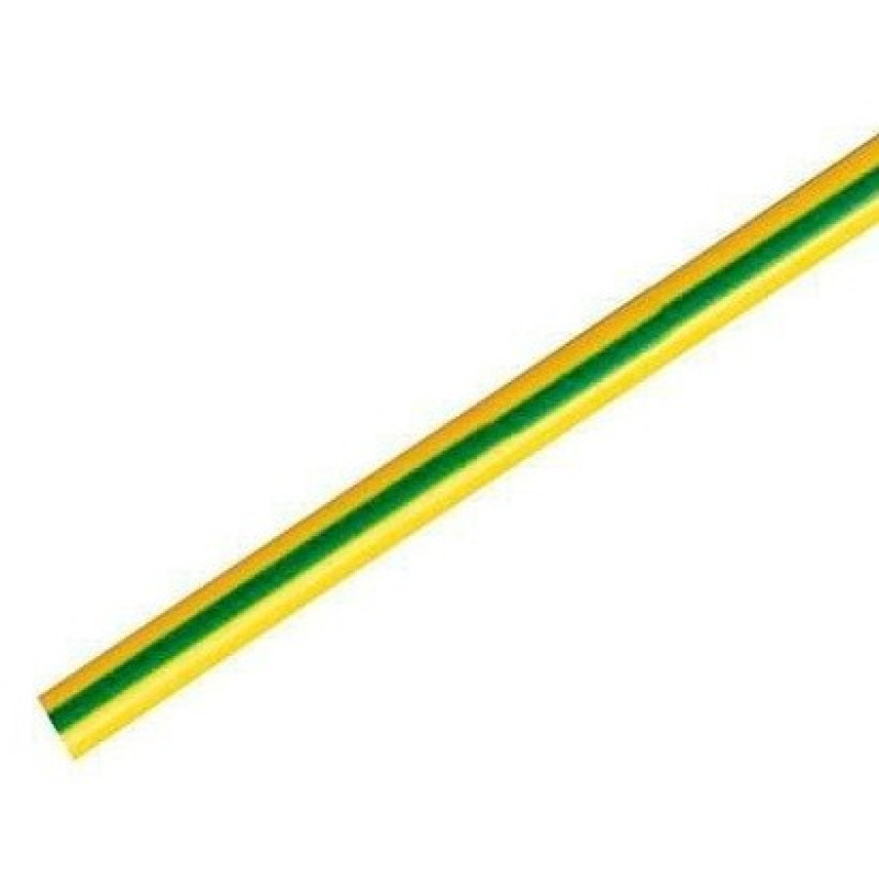 Термоусадочная трубка E.Next e.termo.stand.12.6.yellow-green 12/6 1м желто-зеленая (s024203)