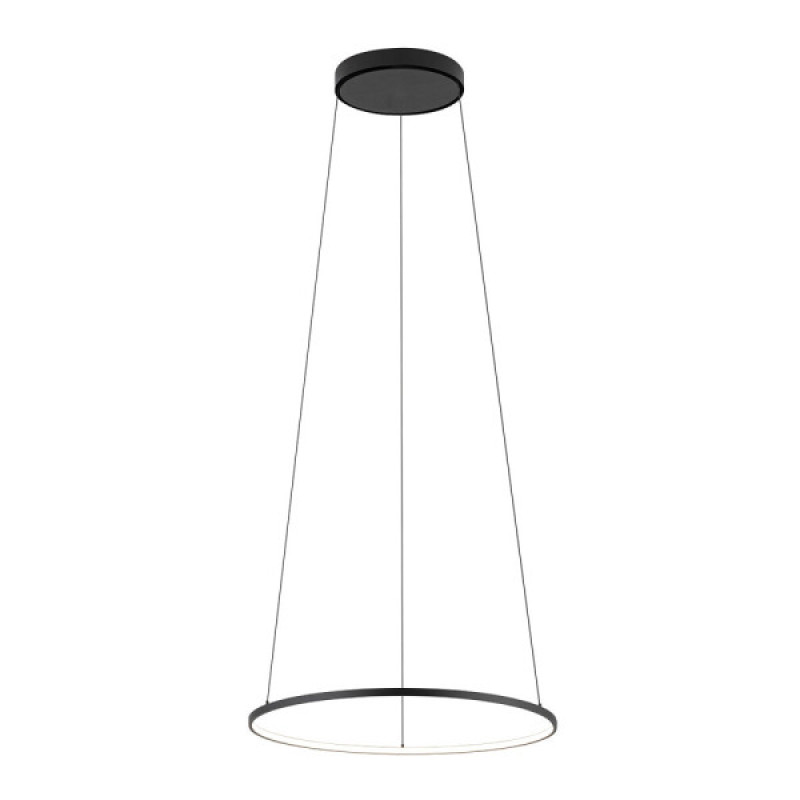 Люстра Nowodvorski 10863 Circolo LED S 1x18W 4000K 600Lm IP20 черная