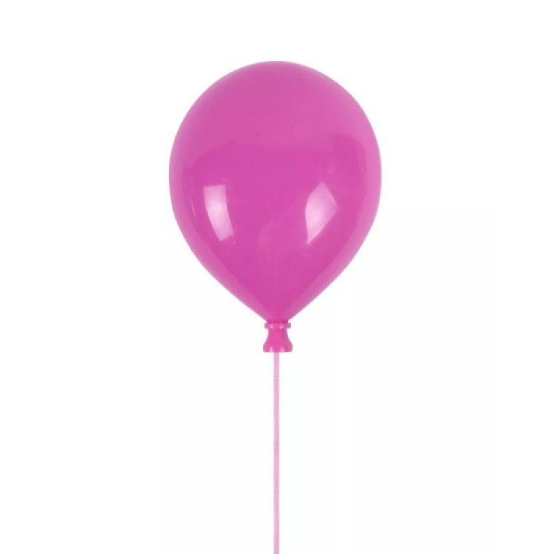 Бра, настінний світильник Zuma Line 5905316651173 Ballon LED 1x3W 6000K 40Lm IP20 рожевий
