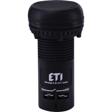Моноблочная утопленная кнопка ETI 004771453 ECF-10-C (1NO черная)