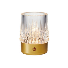 Настільна лампа Zuma Line NHTD-N08-G Crystal LED 1x1W 3000K 110Lm IP20 золота (5905316667693)