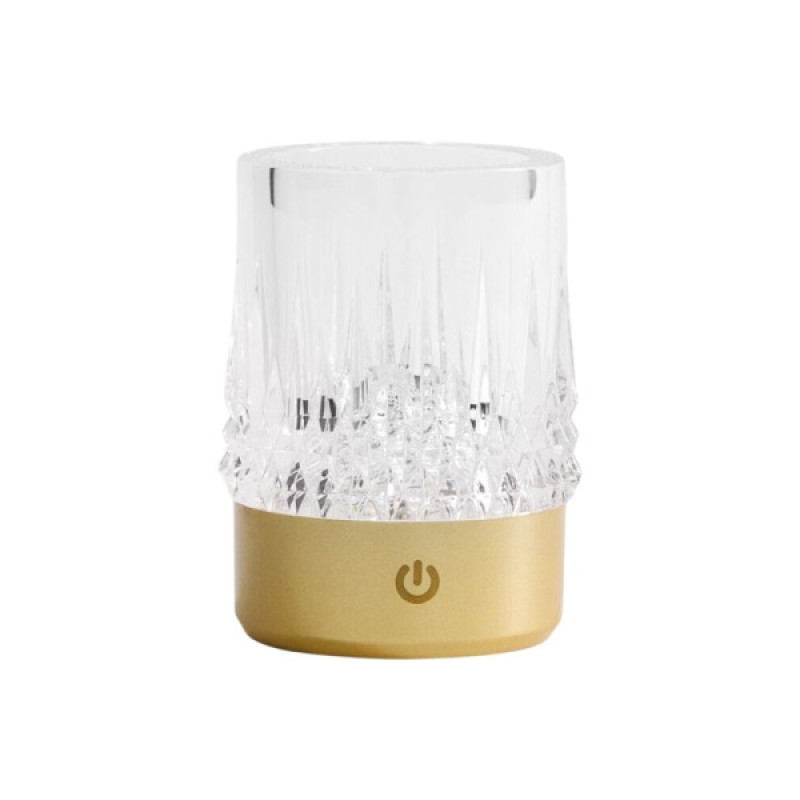 Настільна лампа Zuma Line 5905316667693 Crystal LED 1x1W 3000K 110Lm IP20 золота