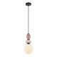 Подвесной светильник, люстра Italux PND-36787-1C-BK-WH Altra E27 1x40W IP20 разноцветный