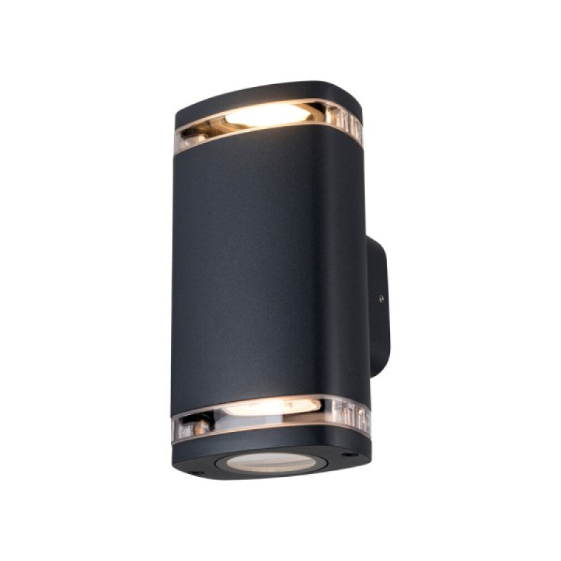 Уличный светильник Kanlux 38886 ZEVI GU10 2x10 IP54 черный