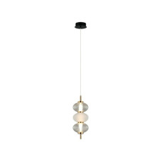 Подвесной светильник, люстра Italux PND-84938-3-BK Testa LED 3x12W 3000K 790Lm IP20 золотой