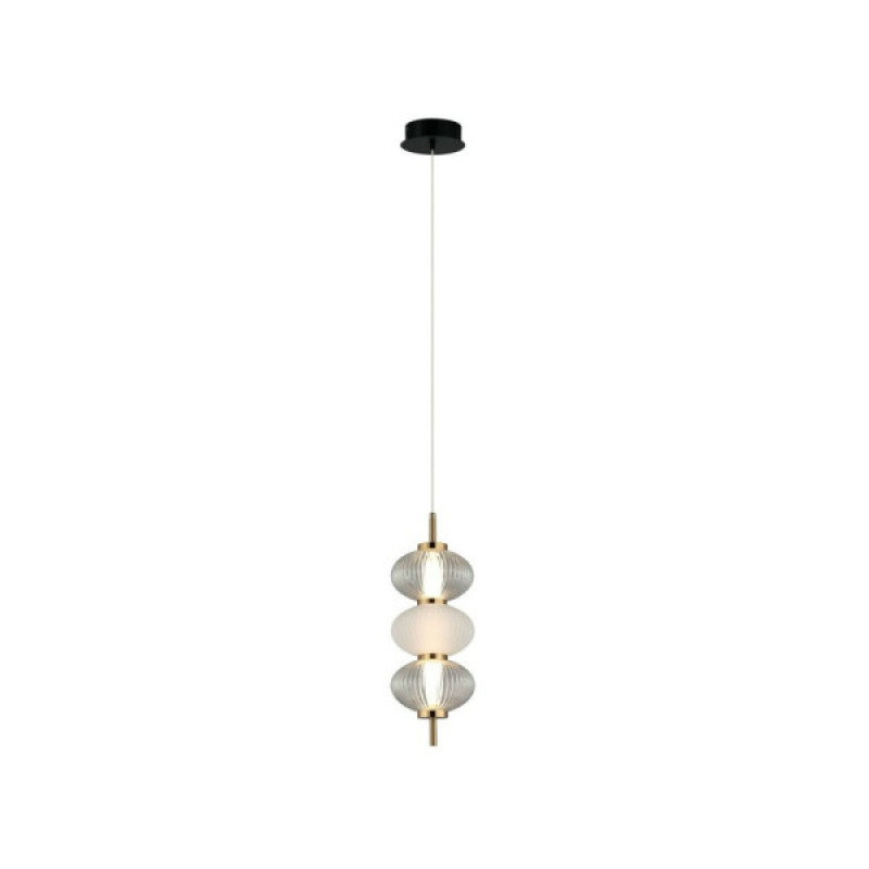 Підвісний світильник, люстра Italux PND-84938-3-BK Testa Led 3x12W 3000K 790Lm IP20