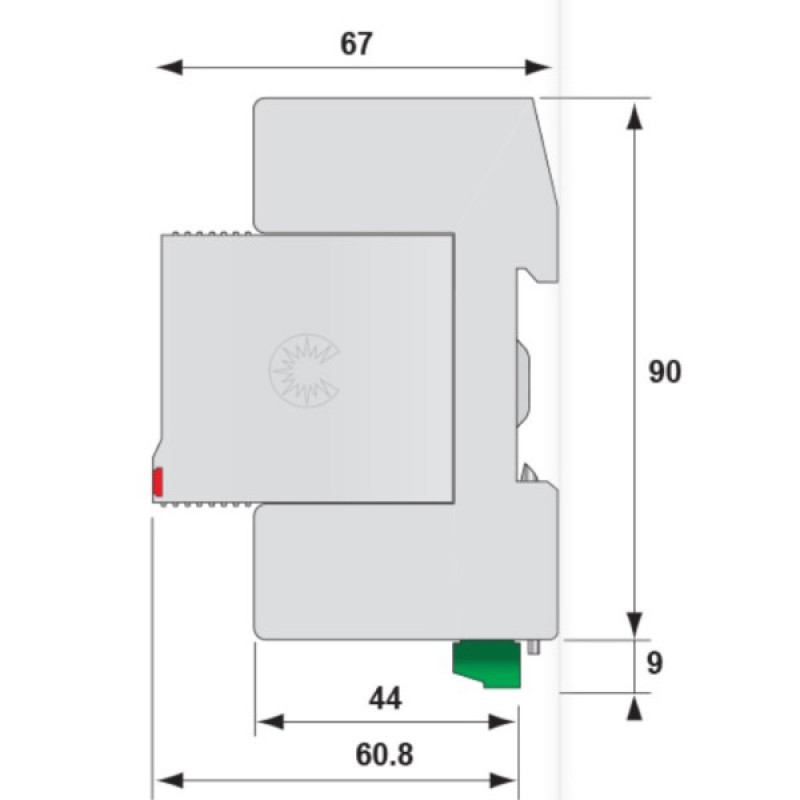 Ограничитель перенапряжения ETI 002442943 ETITEC V 2T2 255/20 (4+0)
