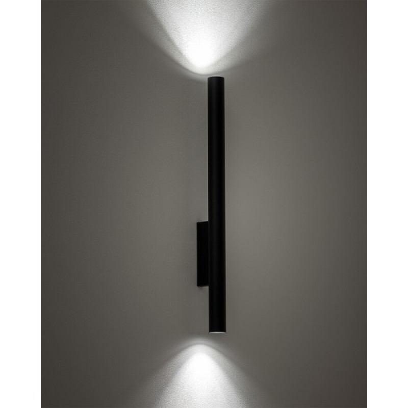 Бра, настінний світильник Nowodvorski 10759 Fourty Wall XL GU10 2x10W IP20 чорний