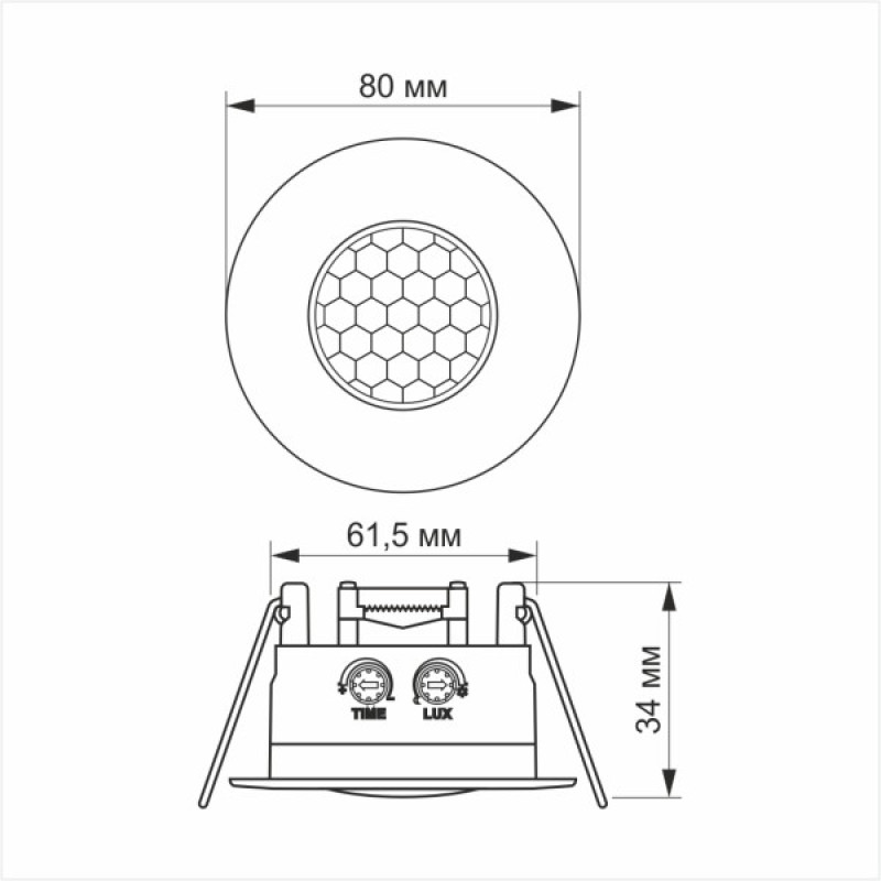 Инфракрасный датчик движения Videx 1200Вт 220В (VL-SPR17W)