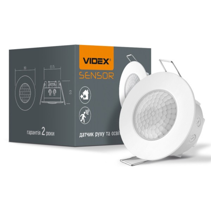 Инфракрасный датчик движения Videx 1200Вт 220В (VL-SPR17W)