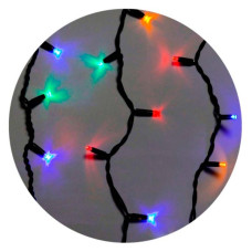 Вулична світлодіодна гірлянда Delux EN ICICLE 108LED (90012950) 2x1м 27 миготливих діодів IP44 чорний шнур