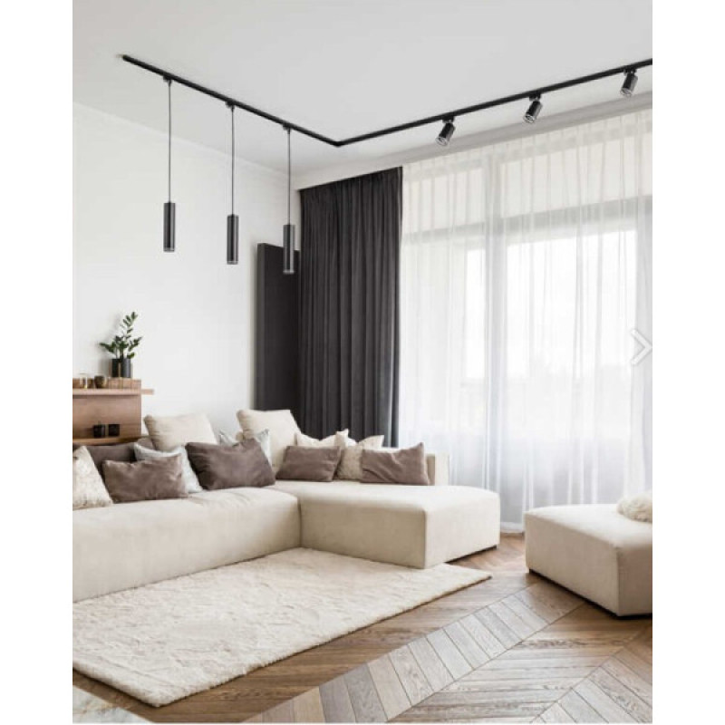 Трековый светильник Goldlux 321558 Paris GU10 1x10W IP20 BK