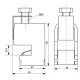 Шинная клемма Promfactor FA16-120mm 440A 10мм (FA1612044010)