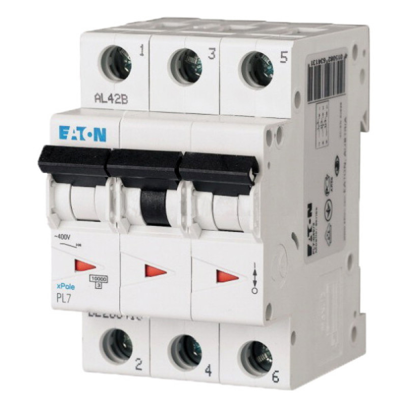 Автоматический выключатель Eaton Moeller PL7-D40/3
