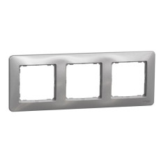Рамка 3-местная Schneider Electric Sedna Design алюминий SDD313803