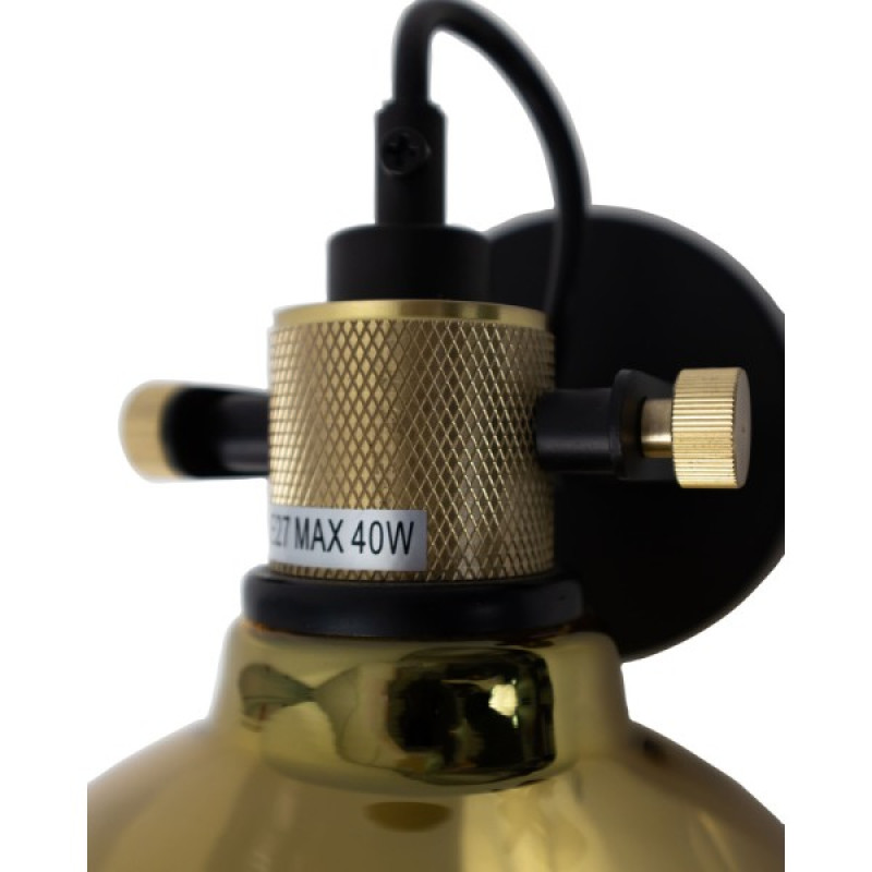 Бра, настінний світильник Nowodvorski 9155 Amalfi E27 1x25W IP20 золотий