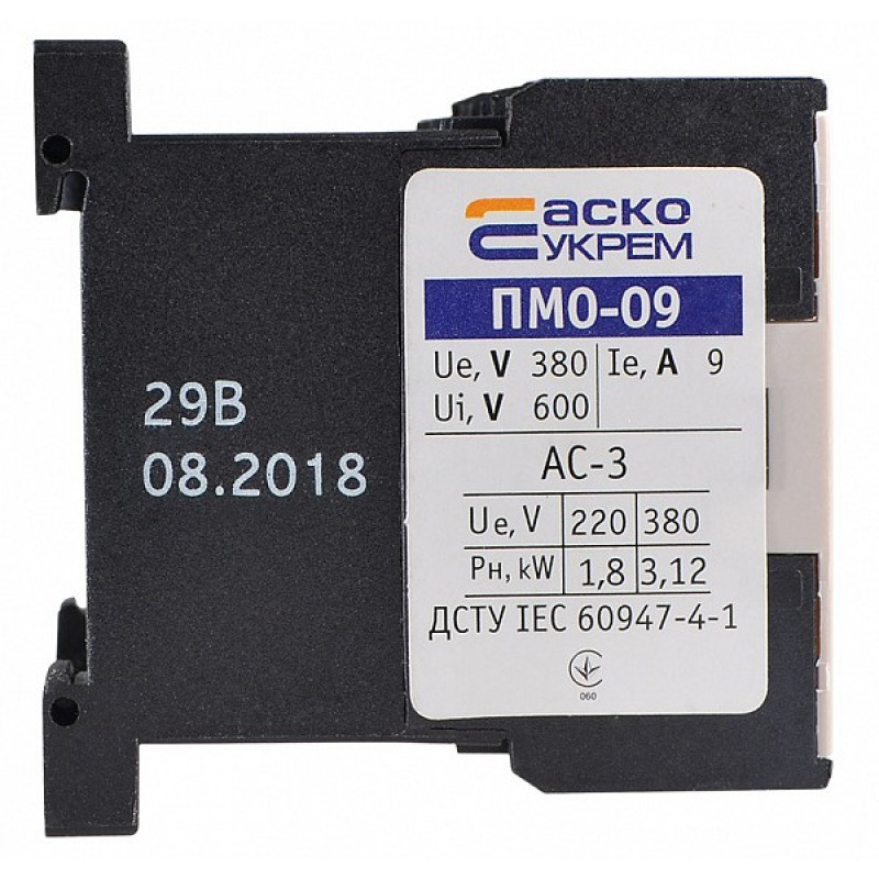 Мініконтактор Аско-Укрем ПМ 0-09-10 M7 220В LC1-K0910 (A0040010039)