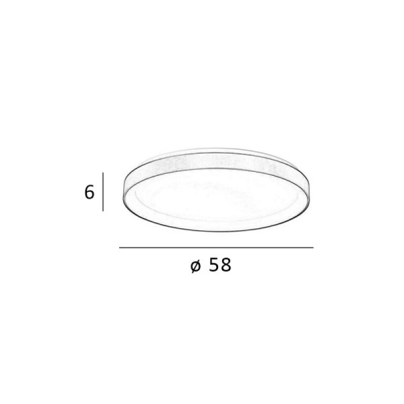 Потолочный светильник Italux PLF-53675-058RC-BK-3KS4K-TRDIMM Vico LED 1x48W 3000K/4000K 3900Lm IP20 черный