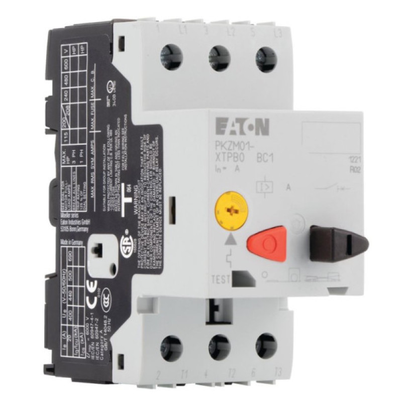 Автомат для защиты двигателя Eaton PKZM01-12A 50кА