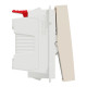 Кнопка вимикача Schneider Electric Unica New NU310144 10А 1м бежева