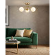Люстра Goldlux 341648 Bianca Twist E14 3x12W IP20 золота