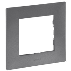 Рамка 1-постовая Legrand Niloe Step сталь (863491)