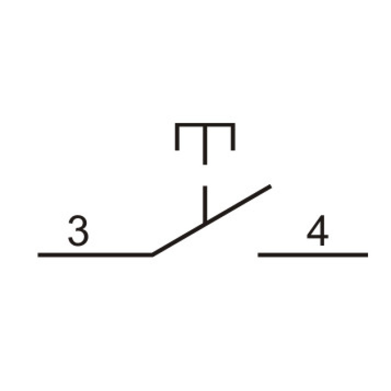 Одномісний пост керування Promfactor FP4-BOX1W01 з металевою кнопкою