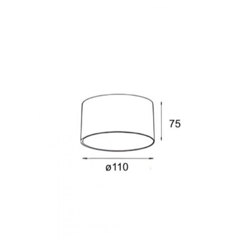 Точечный светильник Kloodi KD-RONDO110 12W CCT WH LED 3000K/4000K/6000K 960Lm IP20