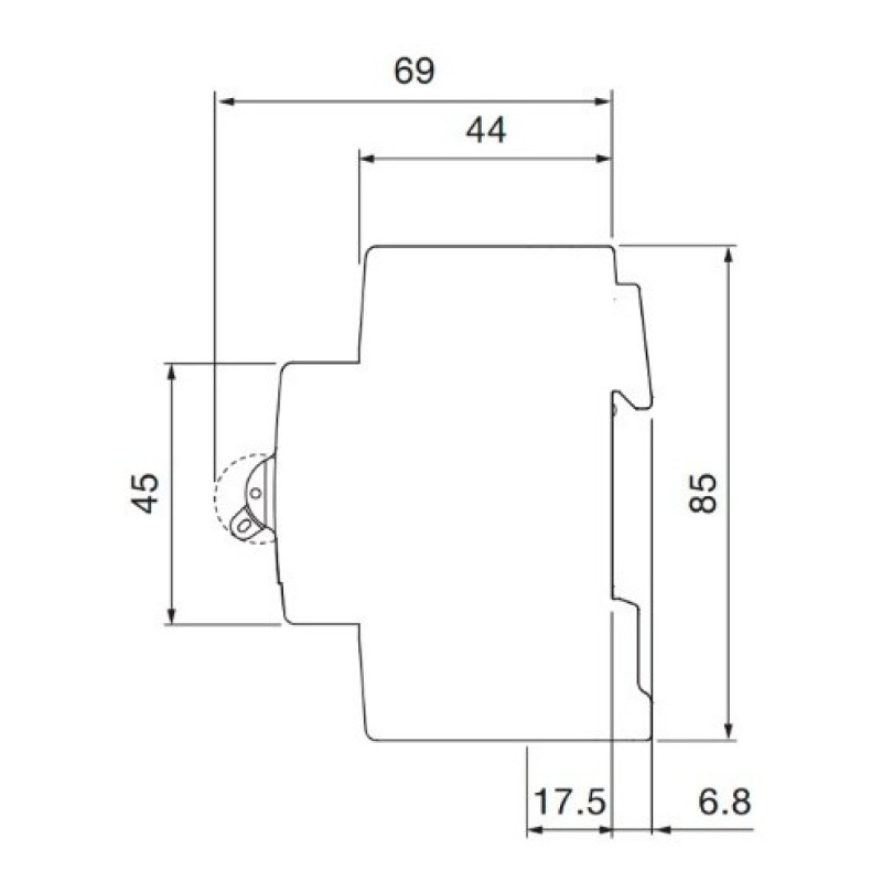 Автоматический выключатель ABB SH203-C16 тип C 16А