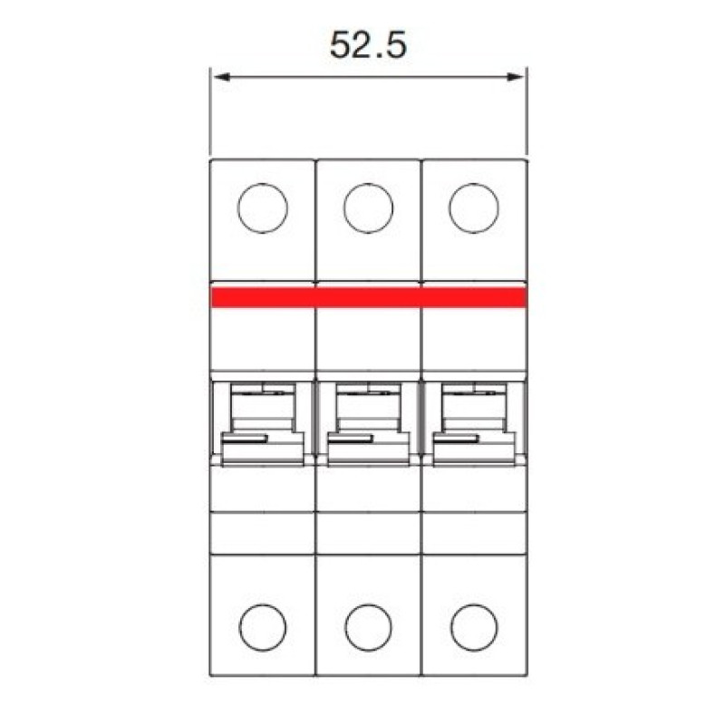 Автоматический выключатель ABB SH203-C16 тип C 16А