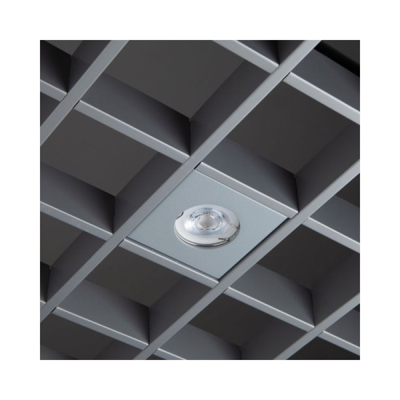 Точечный светильник для потолка Грильято Imperium Light 720110.08.08 Griliato GU10/GU5.3 1x50W IP20 Серый