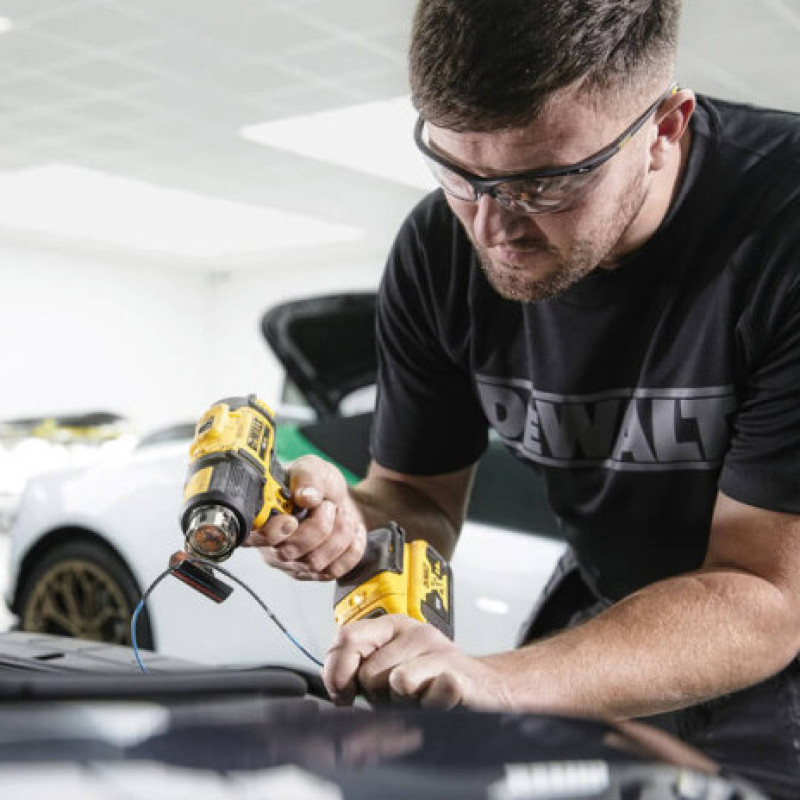 Аккумуляторный пистолет горячего воздуха DeWALT DCE530N 18 В 290-530° C без аккумулятора и зарядного устройства