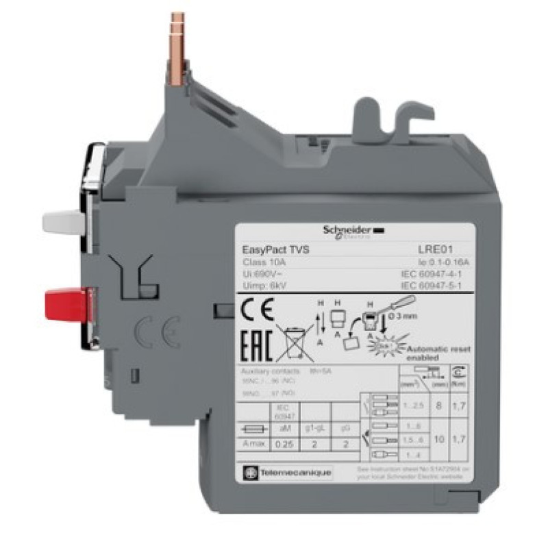 Тепловое реле Schneider Electric LRE16 Е 9-13A