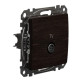 Конечная TV-розетка 4дБ Schneider Electric Sedna Design & Elements венге SDD181471