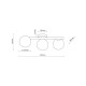 Люстра TK Lighting 10269 Estera G9 3x8W IP20